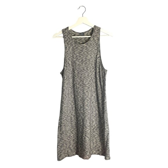 aerie Cotton Stripe Print Tank Dress Size Medium Loungewear Basics Neutral - Picture 1 of 7